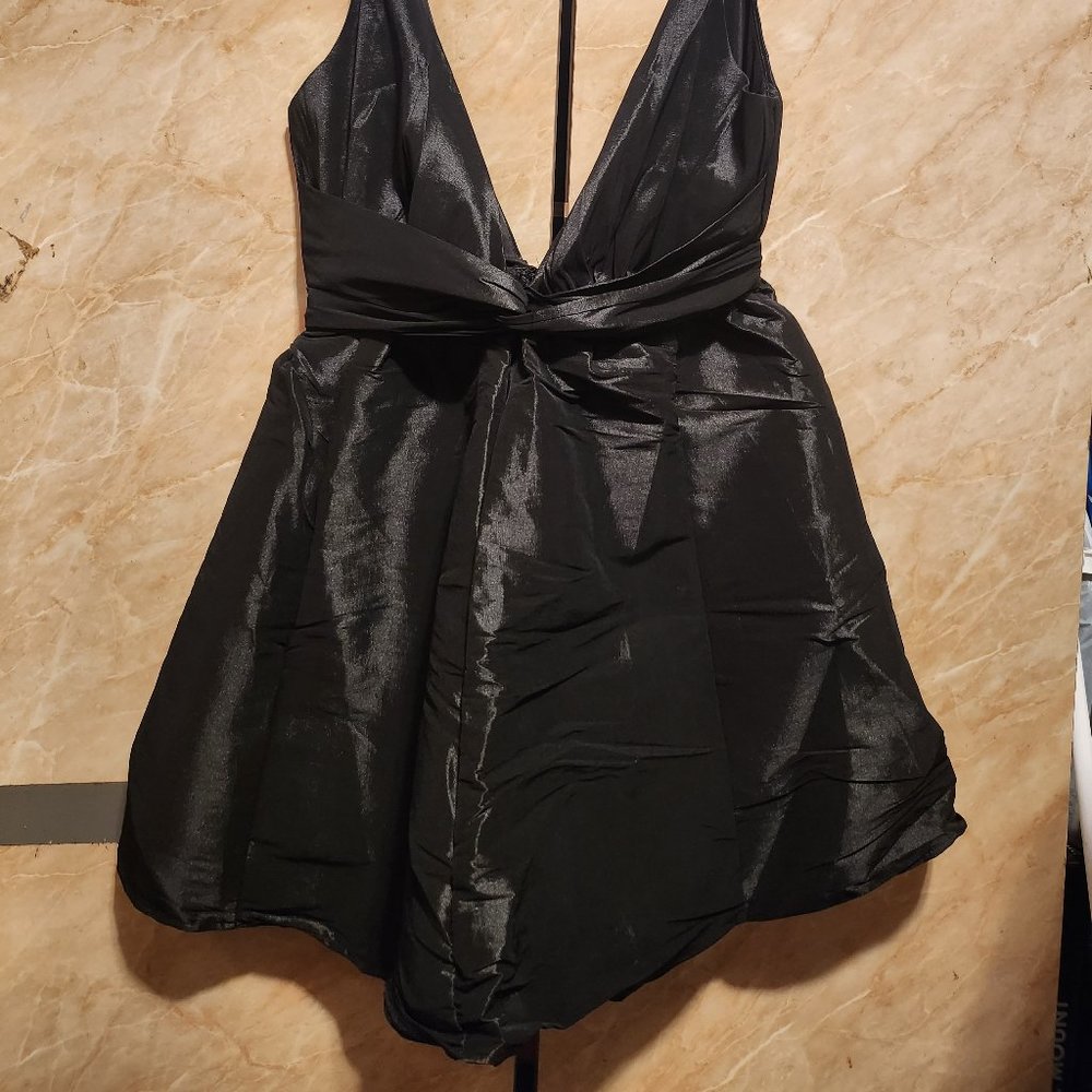 Black maxi dress